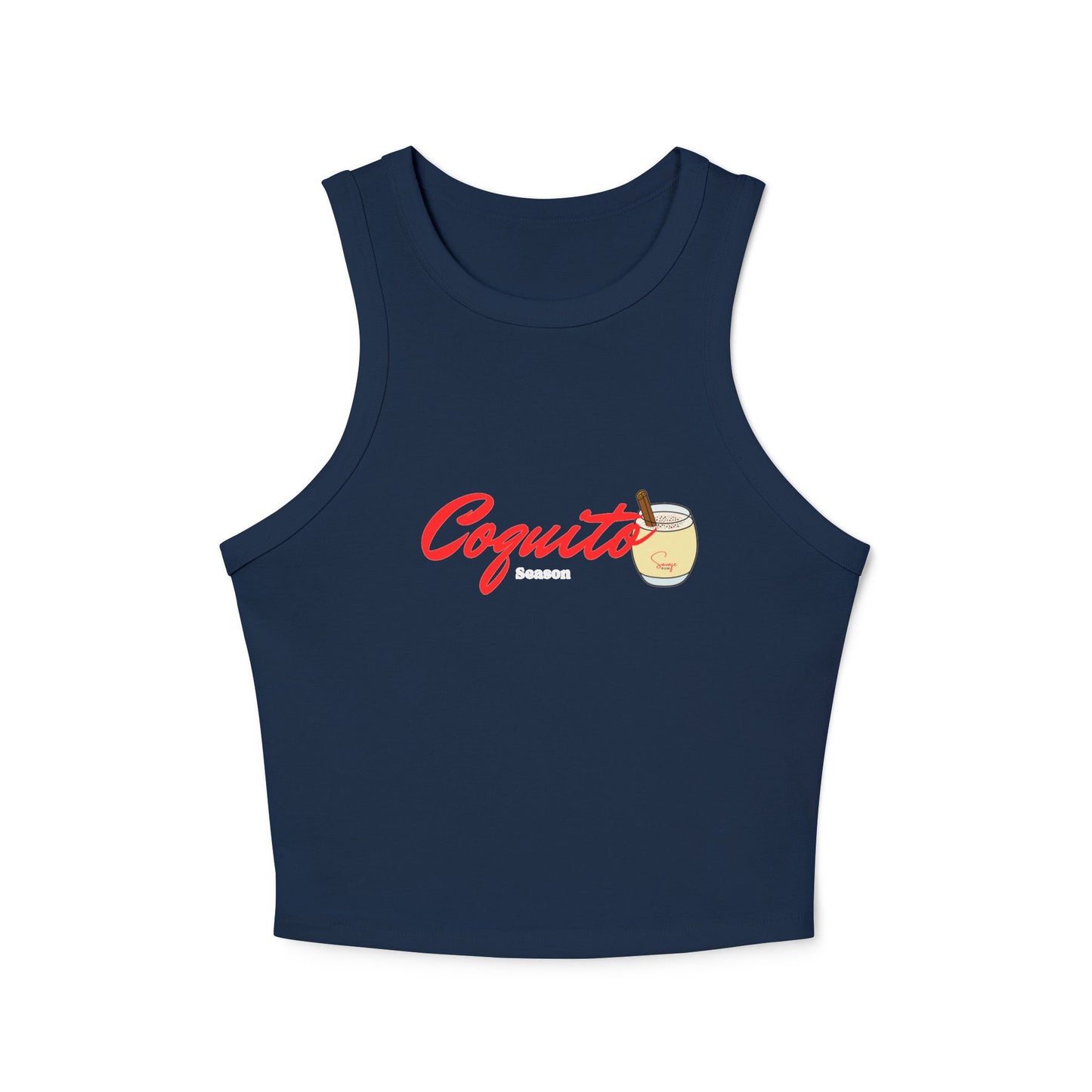 Coquito Season - Women's Micro Rib Racer Tank Top