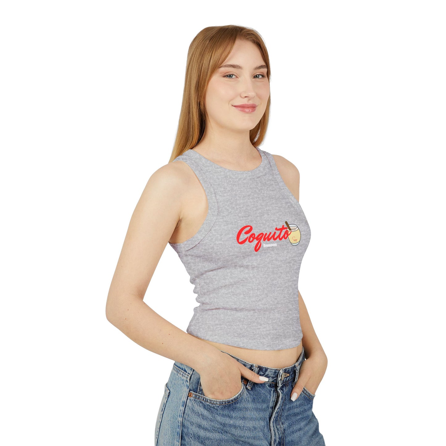 Coquito Season - Women's Micro Rib Racer Tank Top