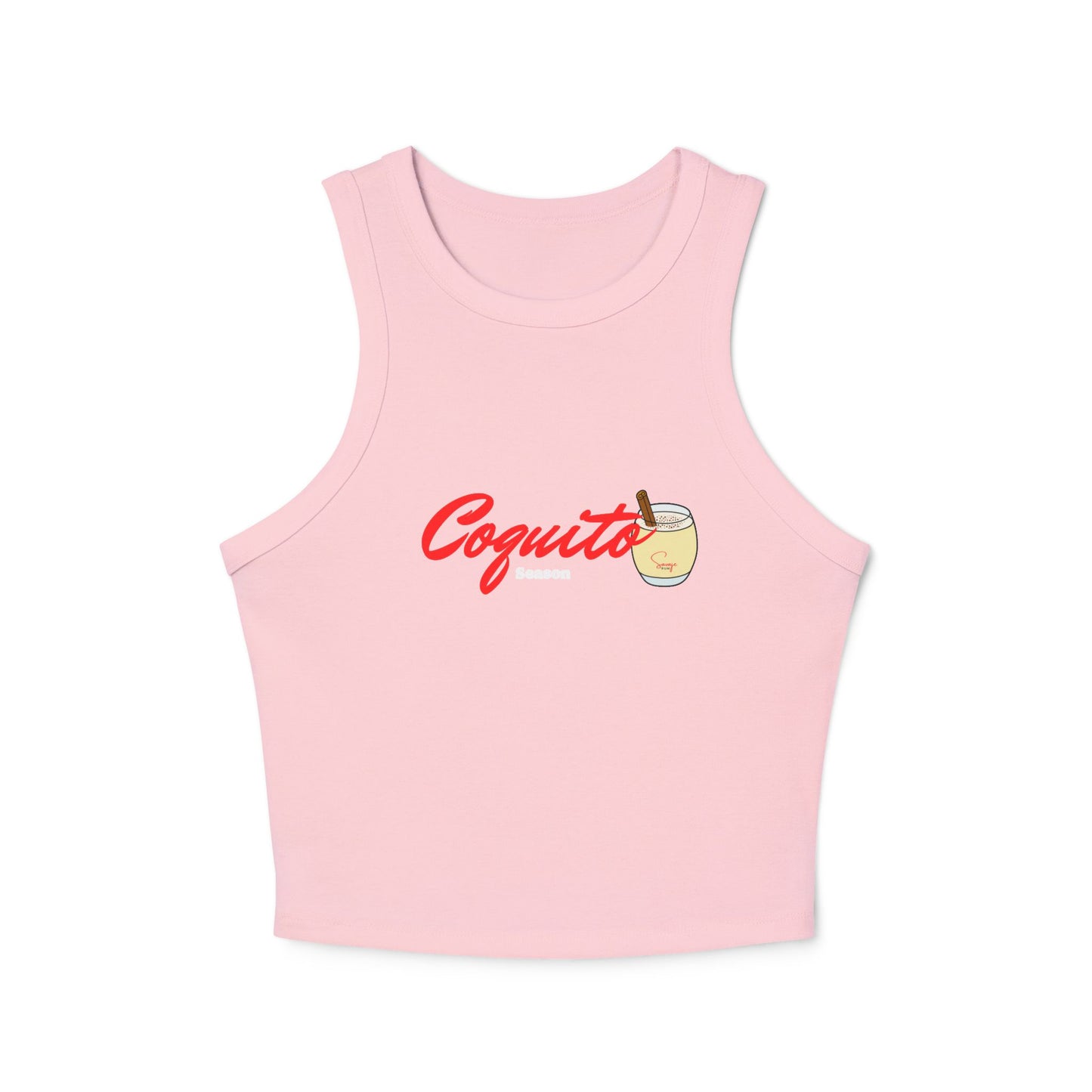 Coquito Season - Women's Micro Rib Racer Tank Top