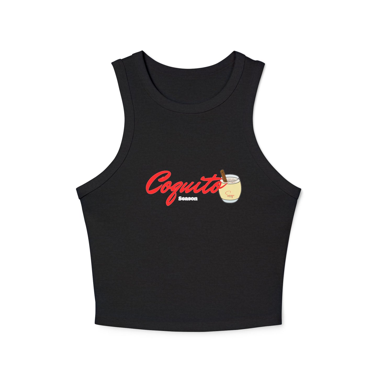 Coquito Season - Women's Micro Rib Racer Tank Top
