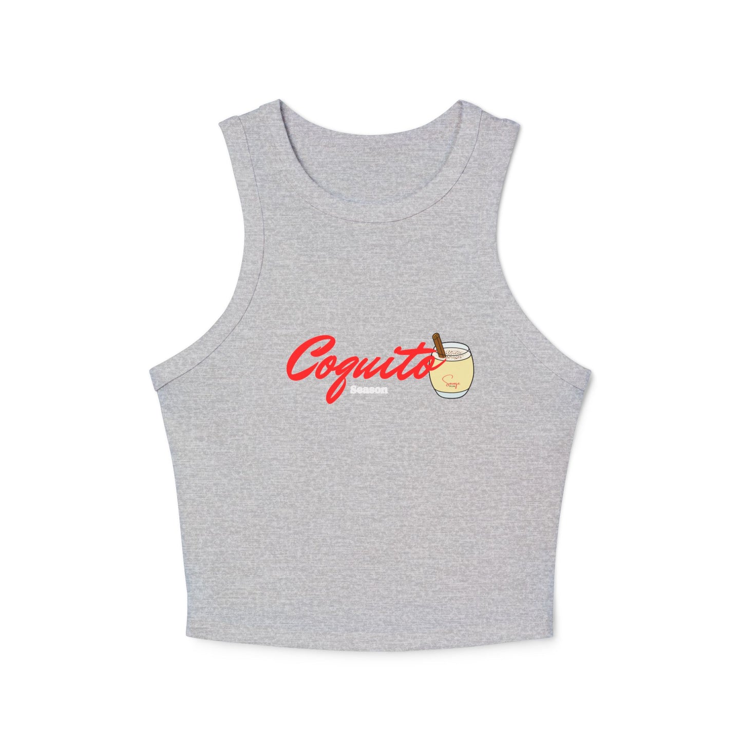 Coquito Season - Women's Micro Rib Racer Tank Top