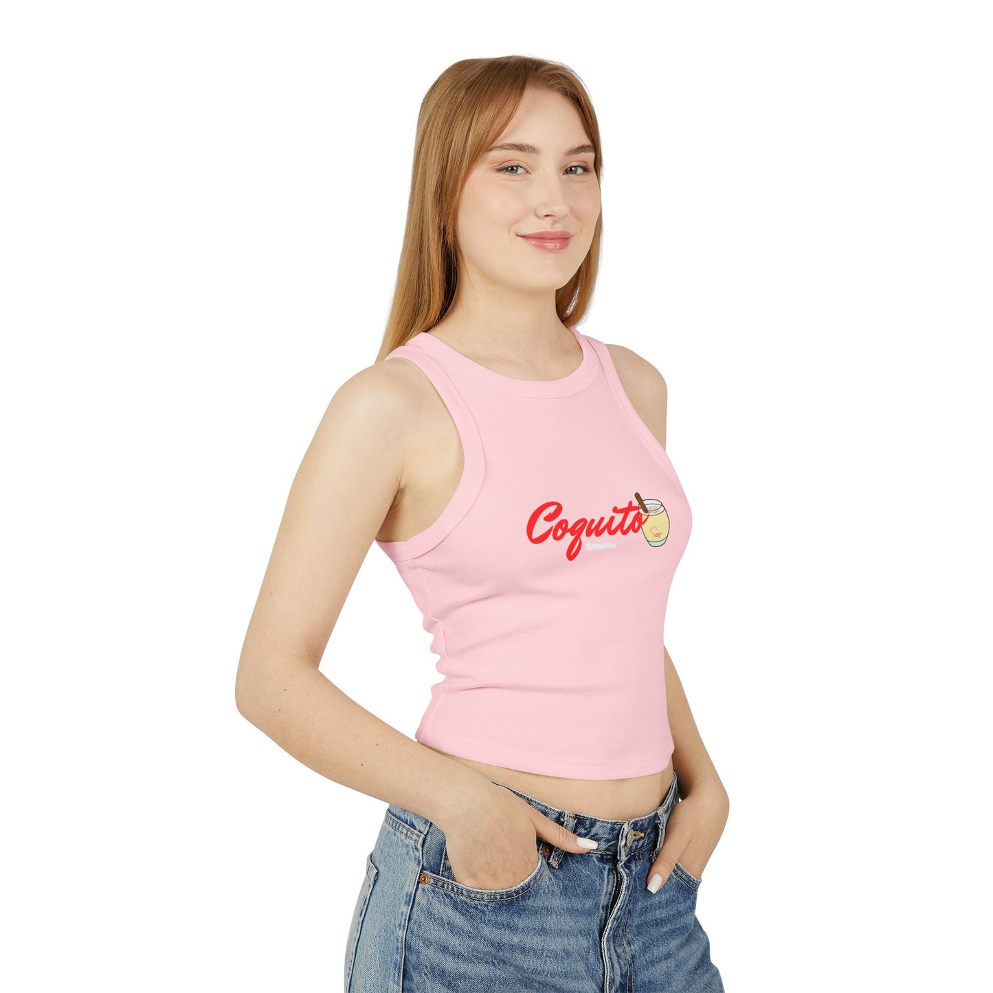 Coquito Season - Women's Micro Rib Racer Tank Top