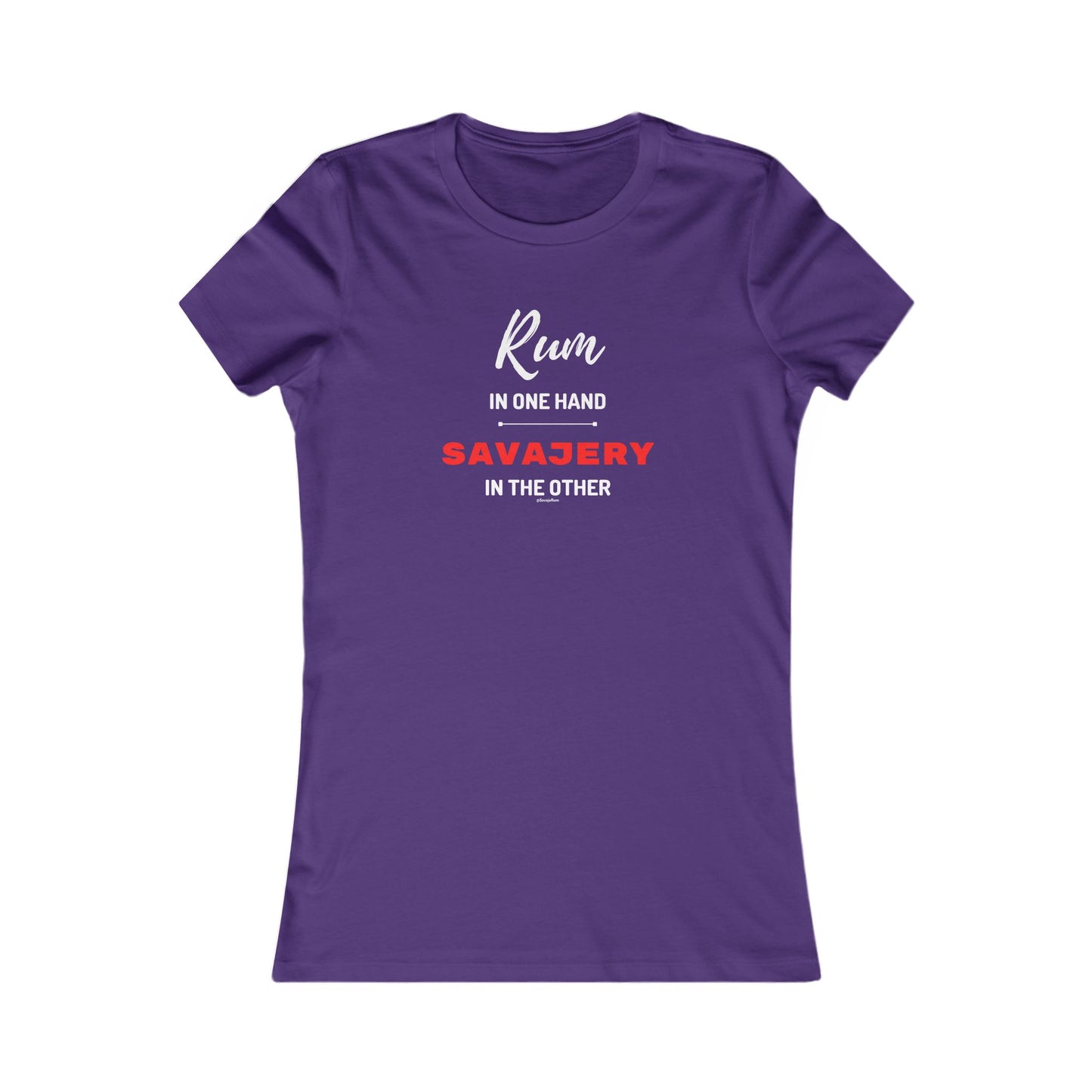 Rum In One Hand - Women's Favorite Tee