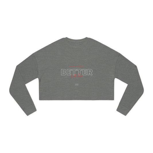 Everything Is Better With Rum - Women's Cropped Sweatshirt