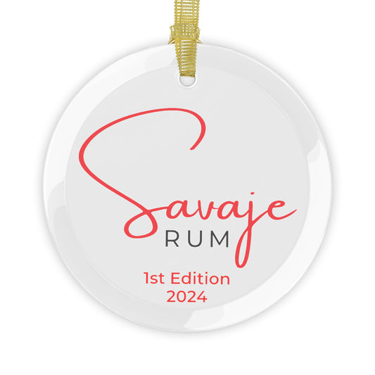 Glass Ornaments - Savaje Rum 1st Edition 2024