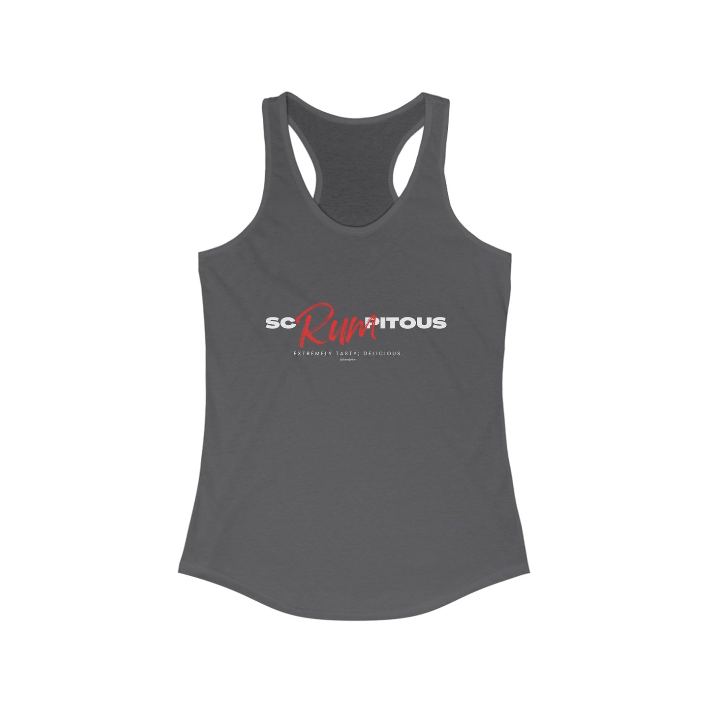 Women's Ideal Racerback Tank - ScRUMptious