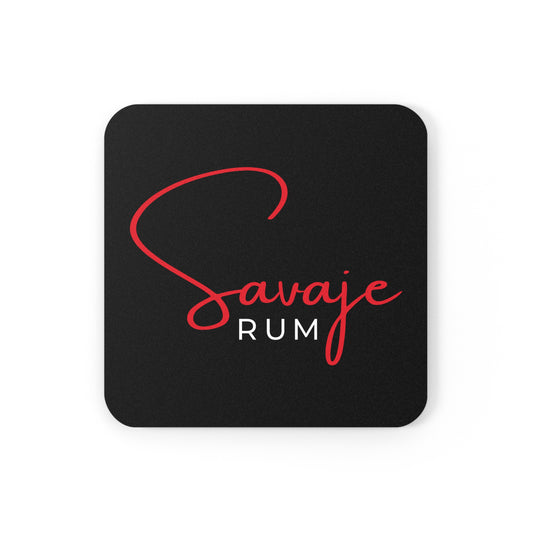 Savaje Rum - Cork Back Coaster