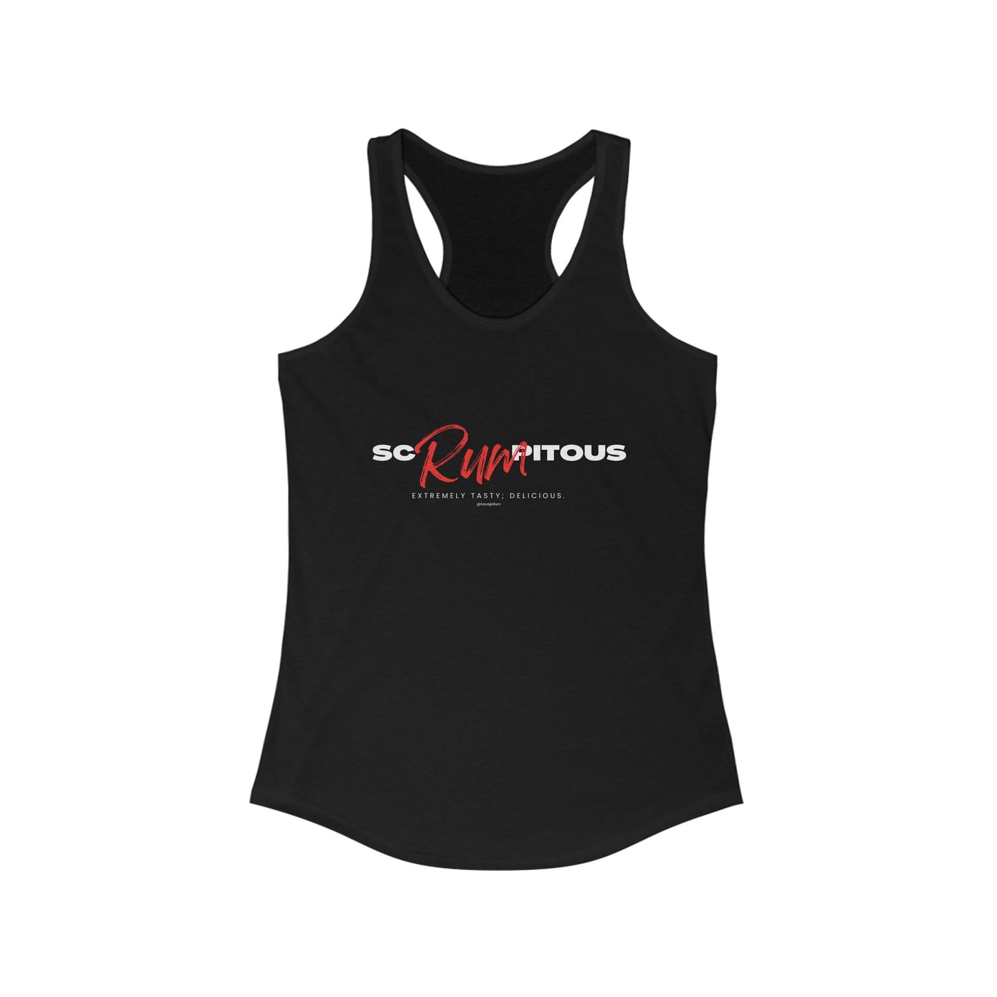 Women's Ideal Racerback Tank - ScRUMptious