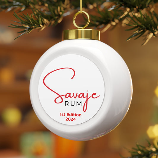 Christmas Ball Ornament - Savaje Rum 1st Edition 2024