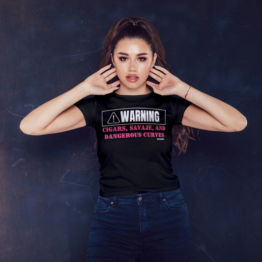 Warning Cigars, Savaje And Dangerous Curves - Women's Favorite Tee