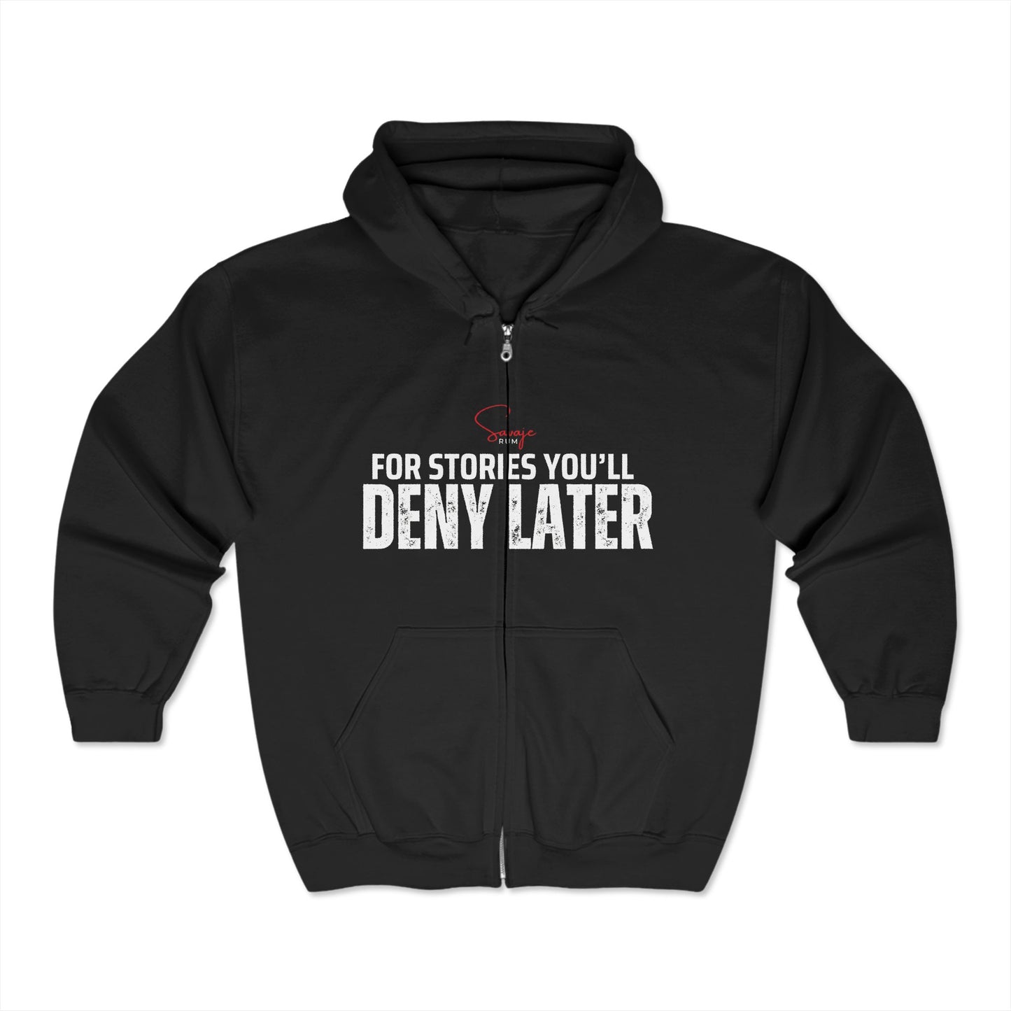 For Stories You'll Deny Later - Unisex Heavy Blend™ Full Zip Hooded Sweatshirt